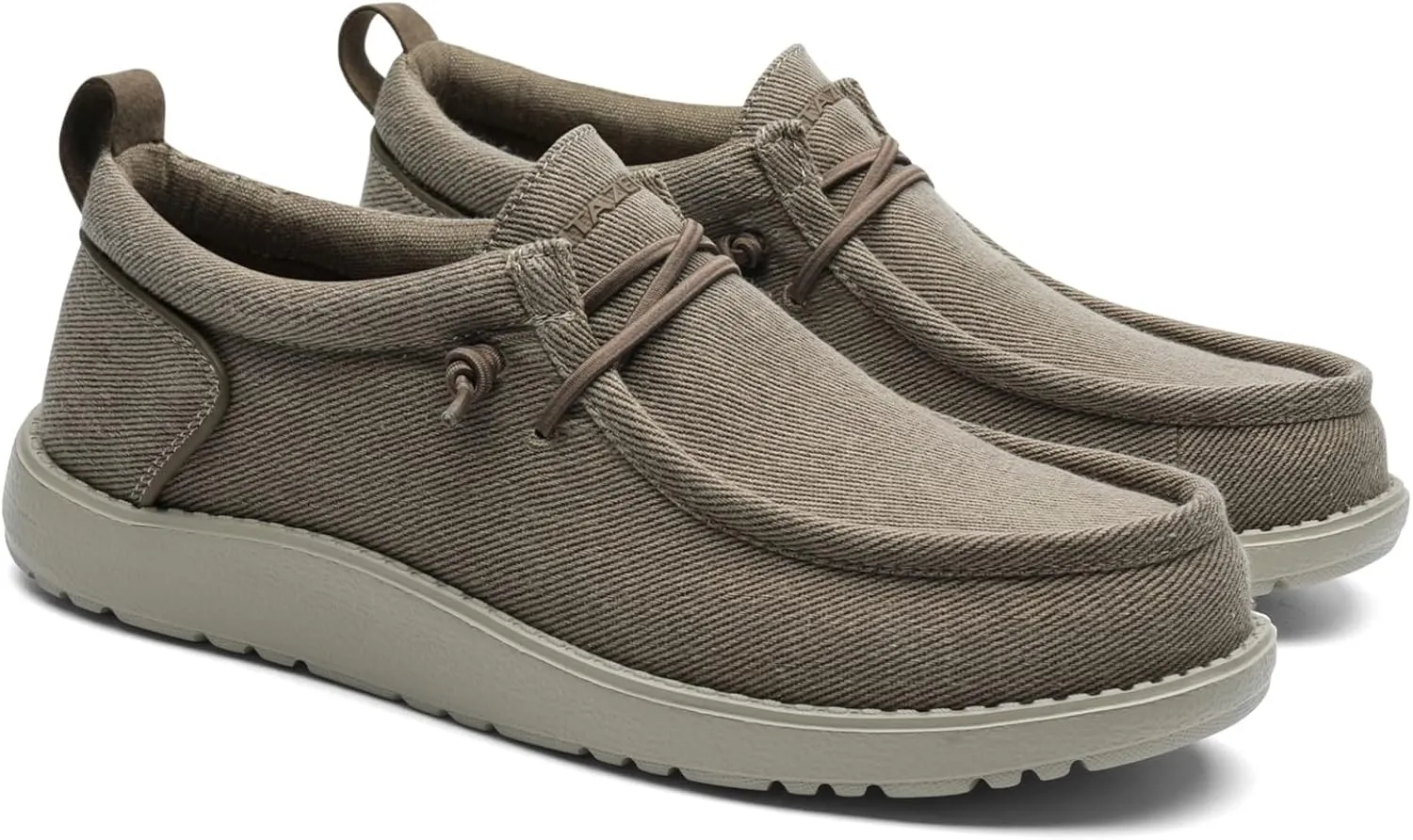 1TAZERO Wide-Shoes for Men-Slip on Walking-Loafers Casual-Shoes - Wide Width Comfortable Orthopedic Shoes for Men with Arch Support for Plantar Fasciitis