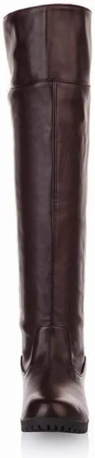 ACE SHOCK Men's Cosplay Boots Knee High Equestrian Riding Tall Boots Costume Shoes
