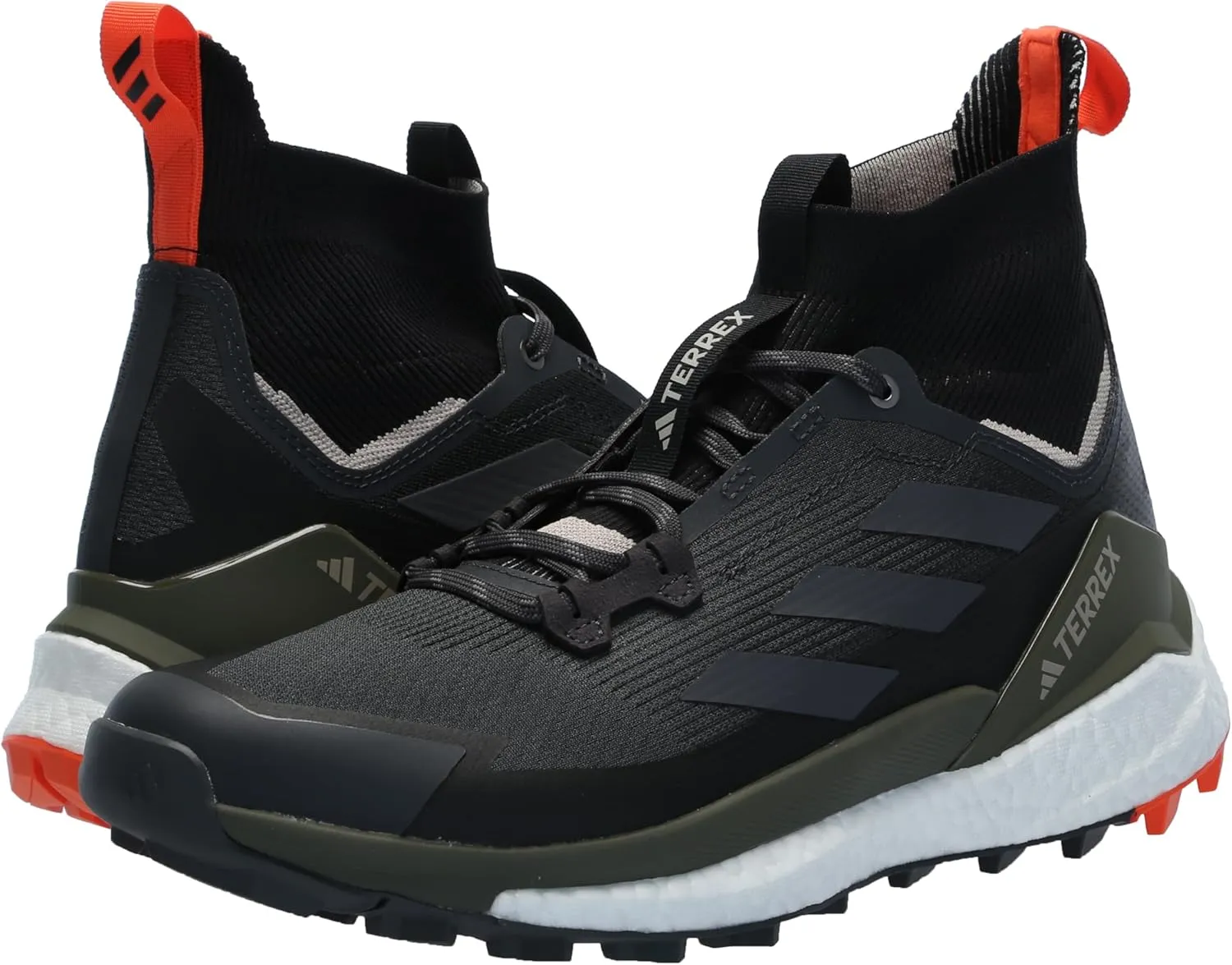 adidas Mens Terrex Free Hiker 2 Hiking Hiking Sneakers Shoes - Black