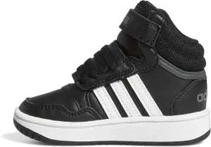 adidas Toddler Hoops 3.0 Mid Core Black/White/Grey Six 10K