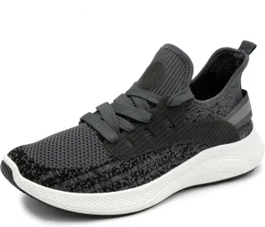 AKADEMIKS Men's Fit Knit Jogger Sneakers, Breathable Running Shoes for Athletic and Casual Wear