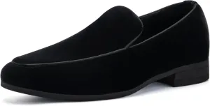 ALLY UNION MAKE FORCE Mens Loafers Dress Slip on Party Wedding Penny Smoking Shoes