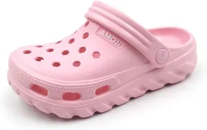 Amoji Kids Garden Clogs Boy Girl Gardening Shoes Youth