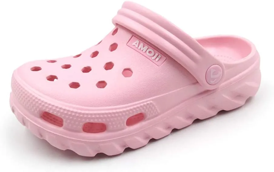 Amoji Kids Garden Clogs Boy Girl Gardening Shoes Youth
