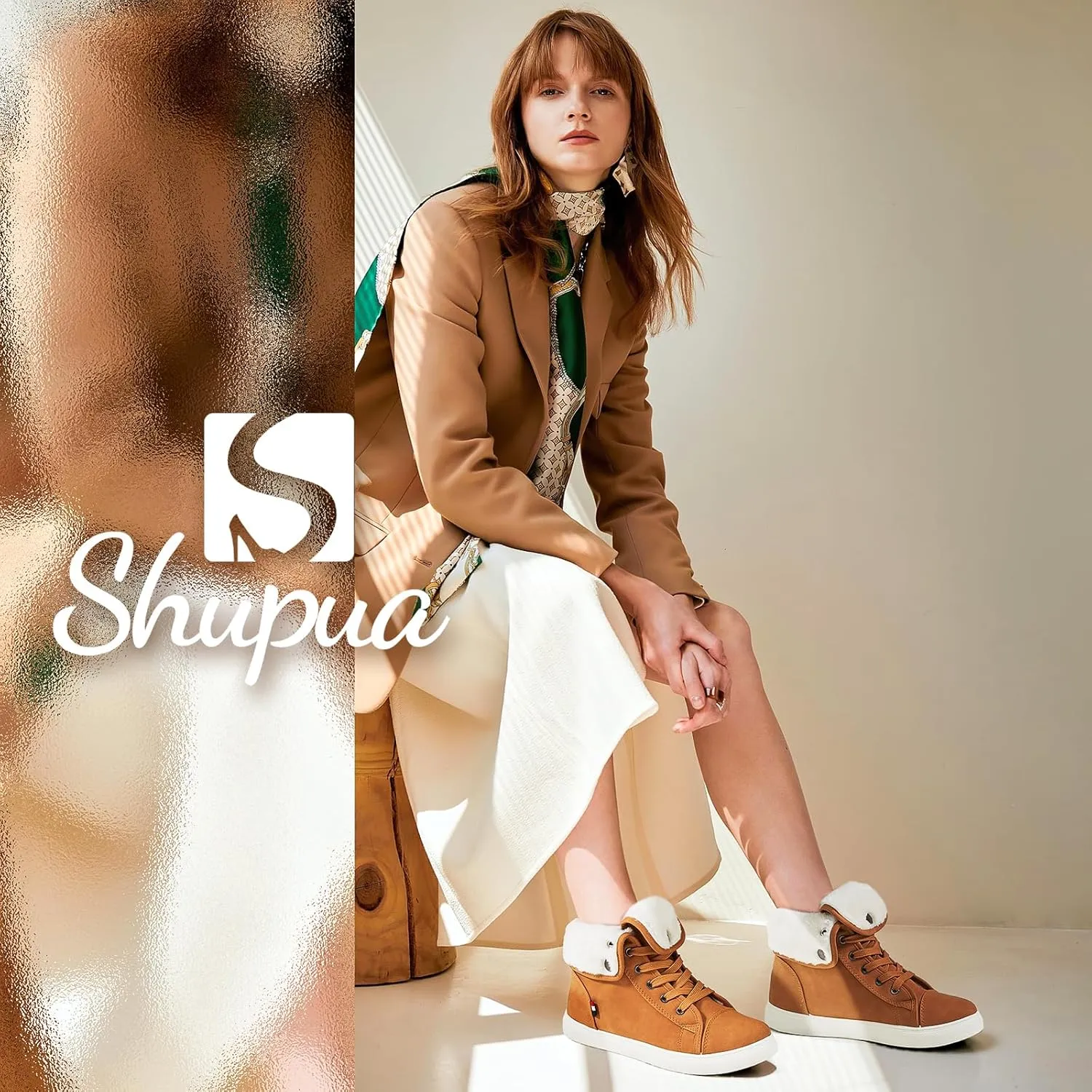 Ankle Boots For Women Lace Up Combat Boots Winter Boots Fashion Snow Boots For Girls Ankle Booties Winter Shoes