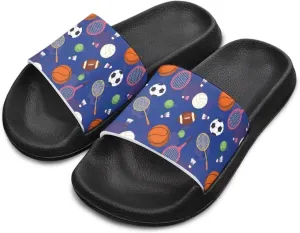Anti-Slip Indoor Home Slippers for Girls and Boys, Kids Summer Shoes Size 11 Little Kid- Size 3 Big Kid