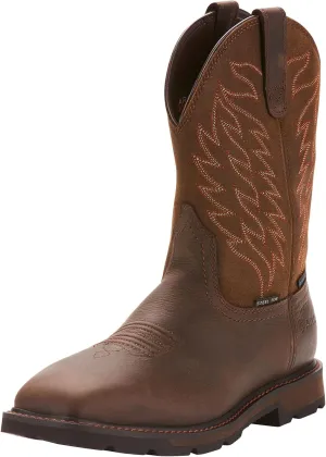 ARIAT Groundbreaker Square Toe H2O Steel Toe Mens Boot