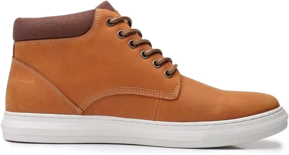 Arkbird Casual Sneaker Shoes, Lace-up Leather Chukka Boots for Men