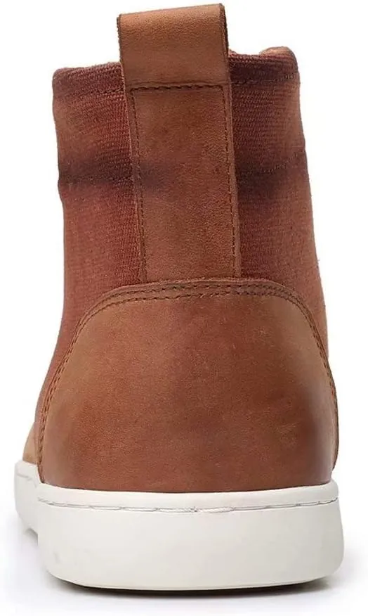 Arkbird Casual Sneaker Shoes, Lace-up Leather Chukka Boots for Men