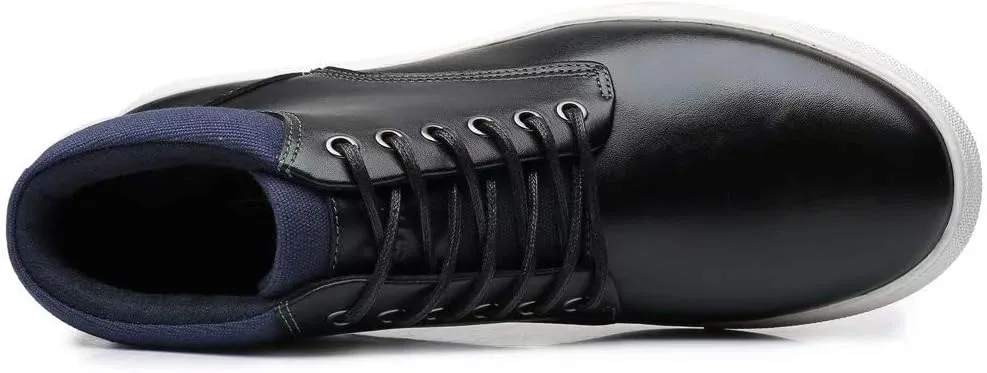 Arkbird Casual Sneaker Shoes, Lace-up Leather Chukka Boots for Men