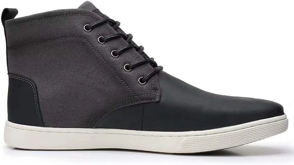 Arkbird Casual Sneaker Shoes, Lace-up Leather Chukka Boots for Men