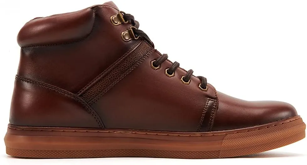 Arkbird Mens Oxford Dress Boots Fashion Casual Genuine Leather Brogue Chukka Ankle Boot for Men