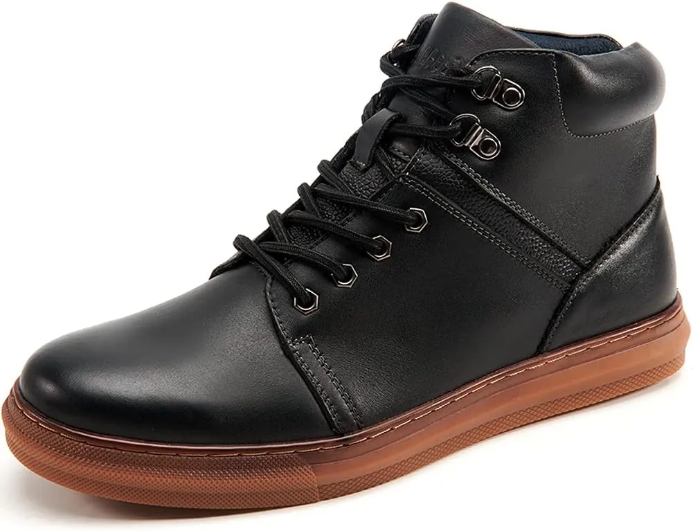Arkbird Mens Oxford Dress Boots Fashion Casual Genuine Leather Brogue Chukka Ankle Boot for Men