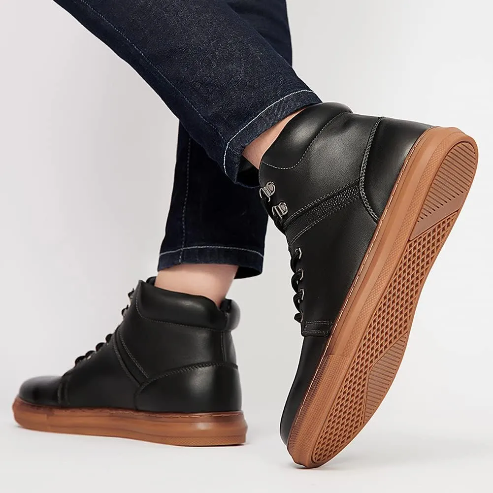 Arkbird Mens Oxford Dress Boots Fashion Casual Genuine Leather Brogue Chukka Ankle Boot for Men