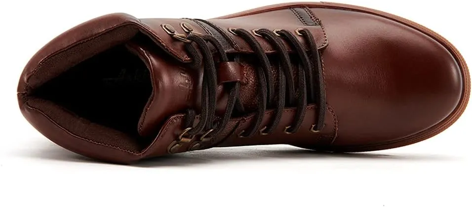 Arkbird Mens Oxford Dress Boots Fashion Casual Genuine Leather Brogue Chukka Ankle Boot for Men