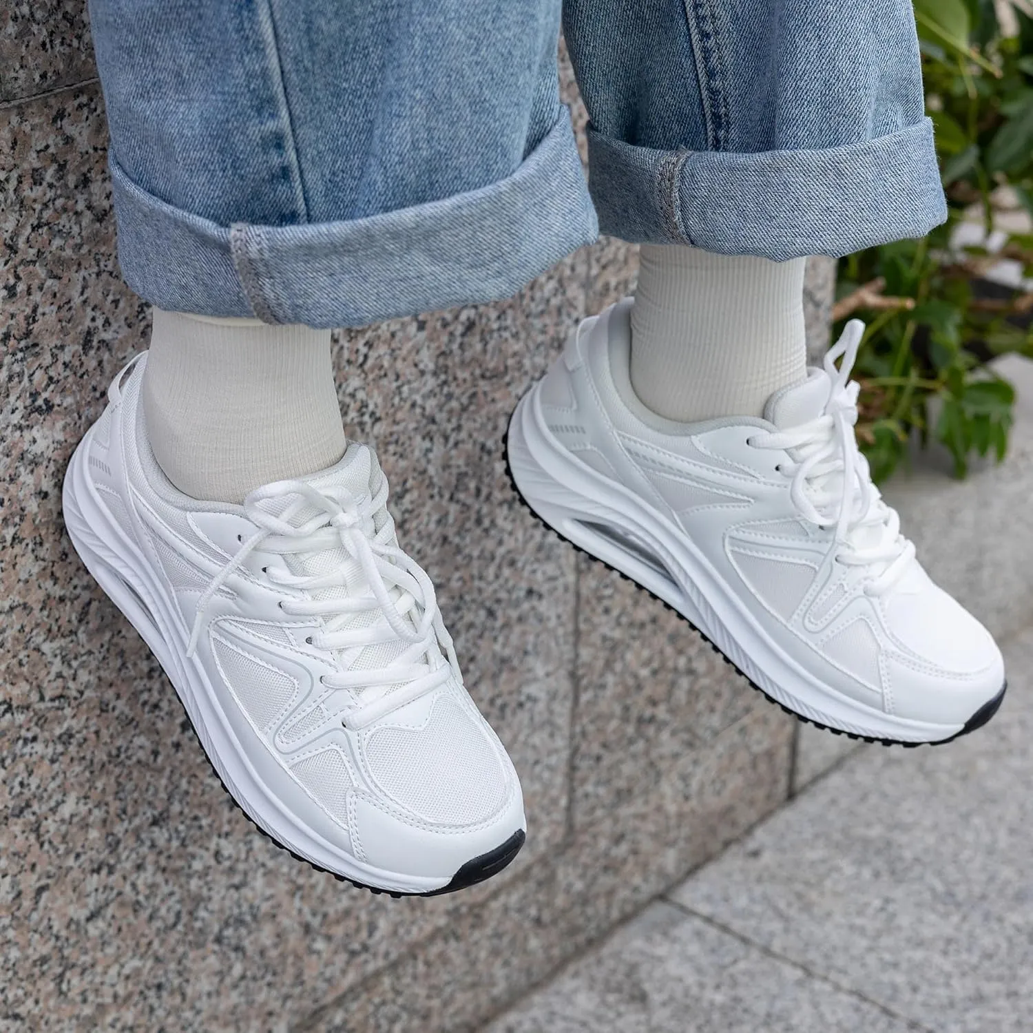 Autper Womens Walking Shoes Arch Support Orthotic Fashion Sneakers Tennis Shoes for Plantar Fasciitis Pain Relief US 6-11