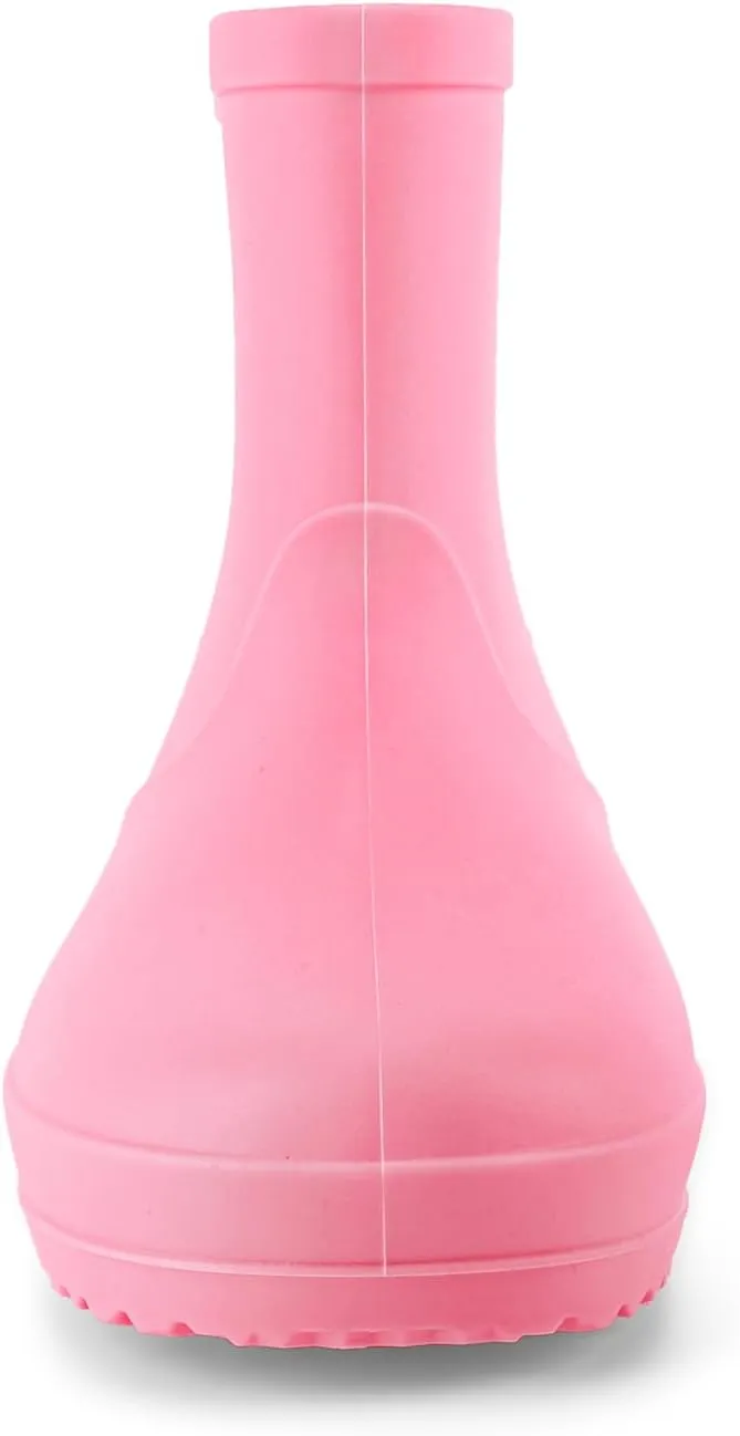 Avoogue Toddler Rain Boots Girls baby Kids Waterproof Shoes Boys Rain Boots Lightweight Adorable Cute Solid Rubber mud boots