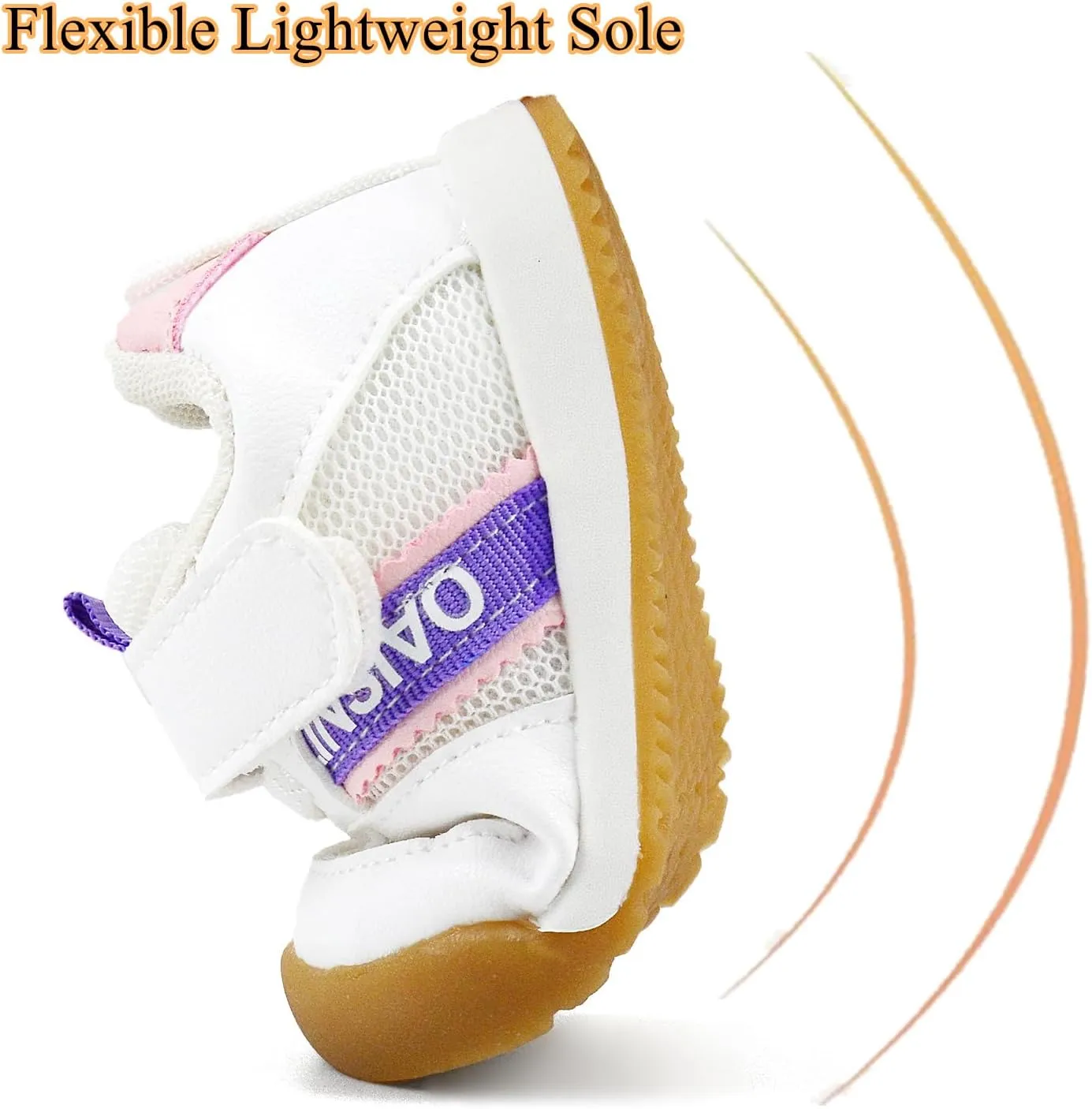 Baby Boy Girl Shoes Toddler Lightweight Sneakers Non Slip Infant First Walking Shoes Trainers 6 12 18 24 Months