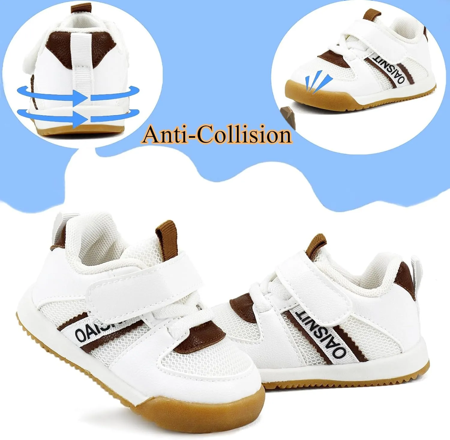 Baby Boy Girl Shoes Toddler Lightweight Sneakers Non Slip Infant First Walking Shoes Trainers 6 12 18 24 Months