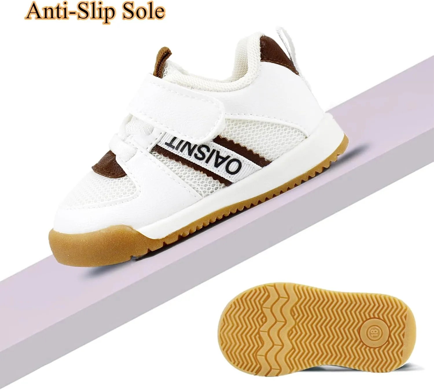 Baby Boy Girl Shoes Toddler Lightweight Sneakers Non Slip Infant First Walking Shoes Trainers 6 12 18 24 Months