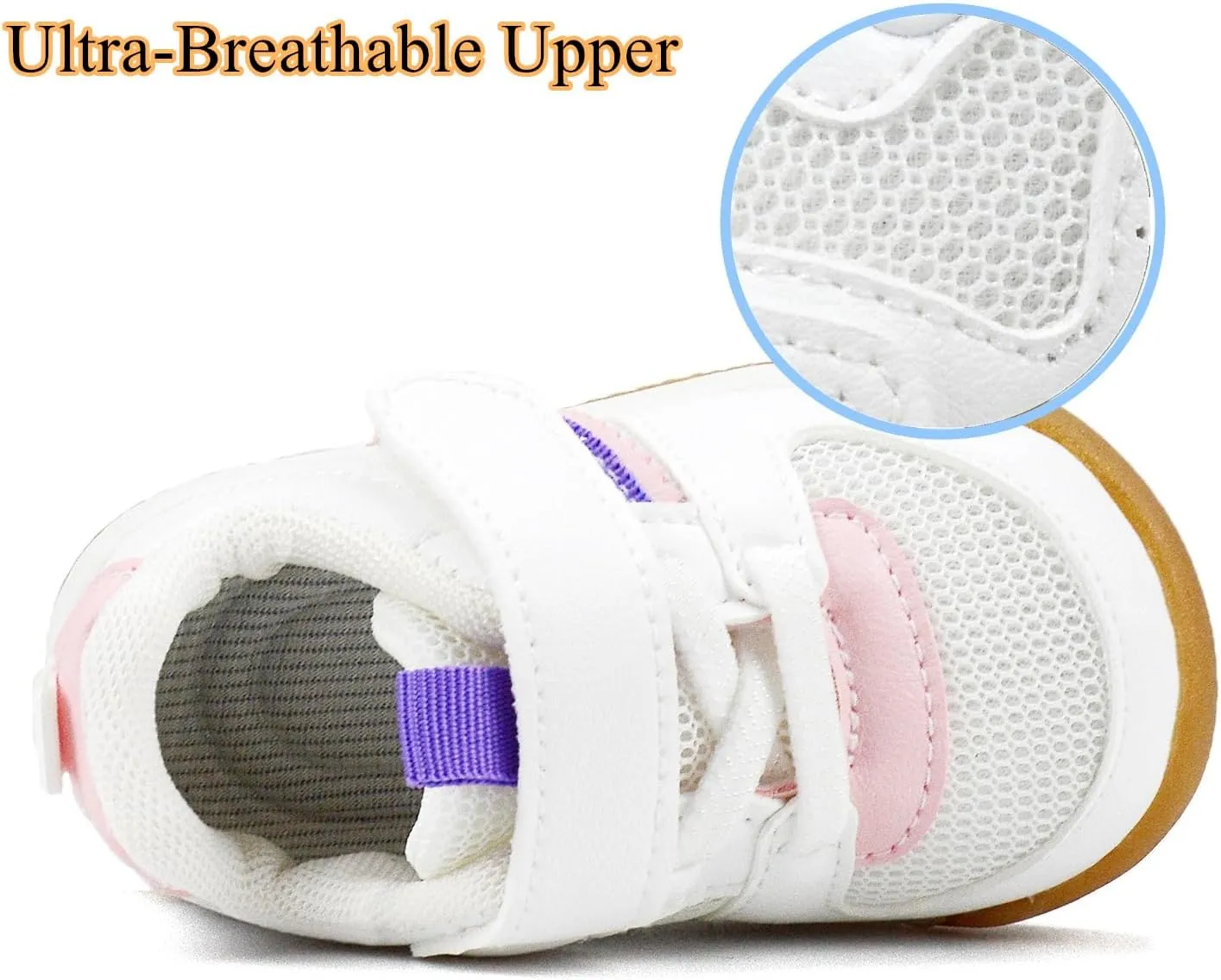 Baby Boy Girl Shoes Toddler Lightweight Sneakers Non Slip Infant First Walking Shoes Trainers 6 12 18 24 Months