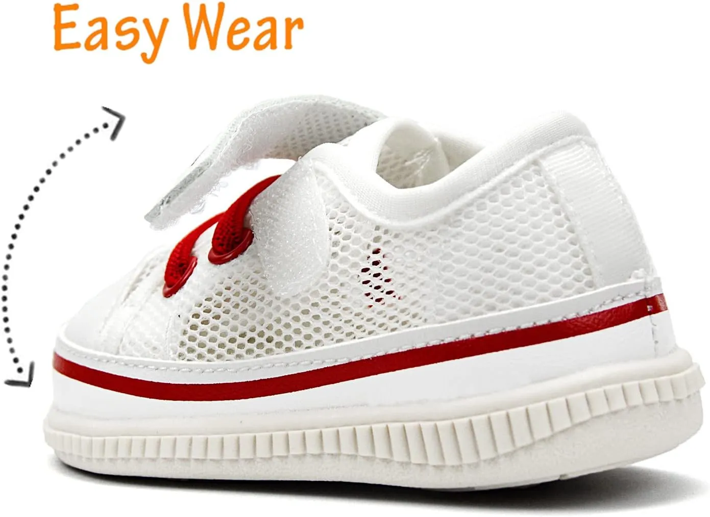 Baby Boys Girls Squeaky Shoes Anti-Slip Soft Rubber Sole Canvas Sneakers Toddler First Walkers