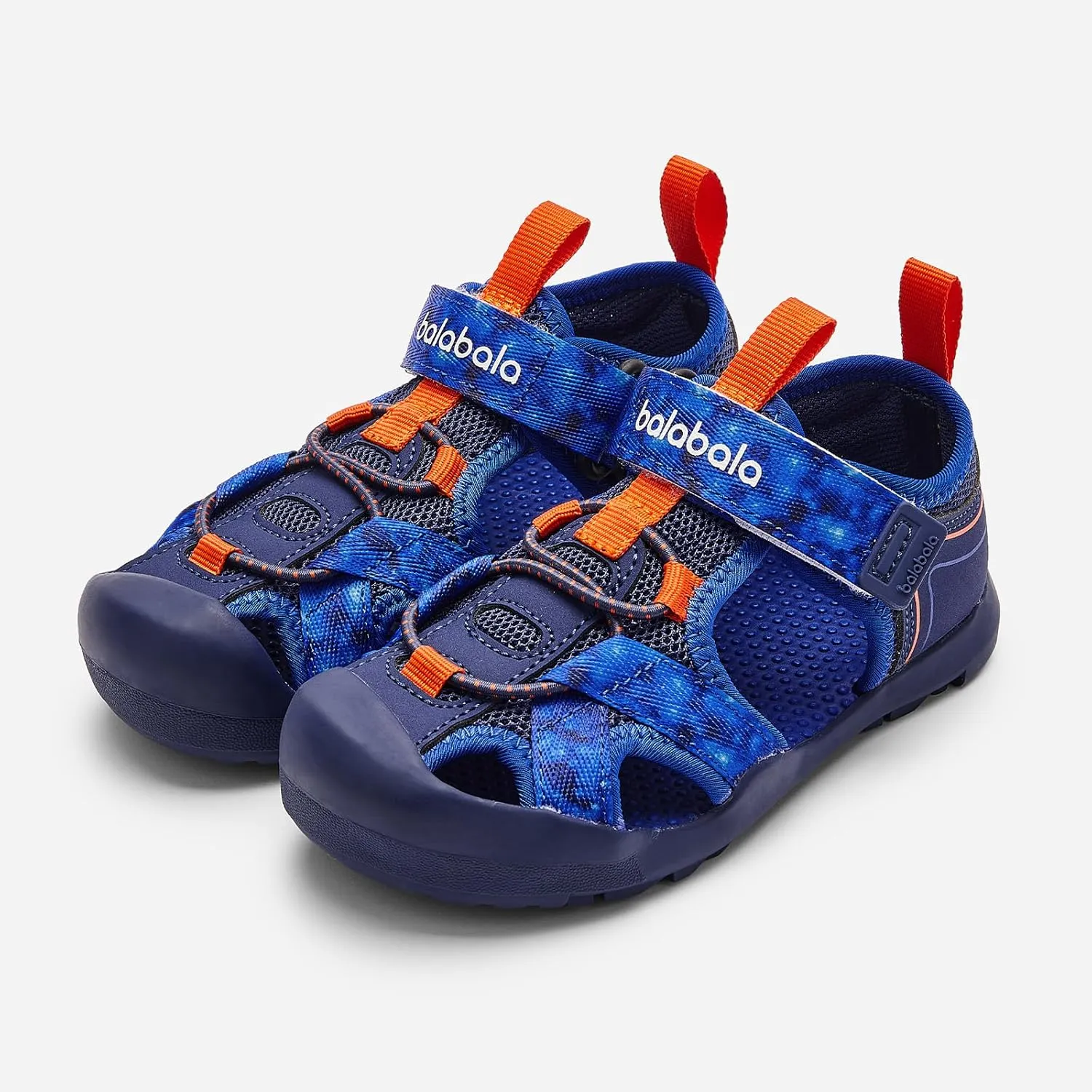 Balabala Boys Sandals Little Kids Closed Toe Summer Outdoor Athletic Sandals Non-slip and Lightweight