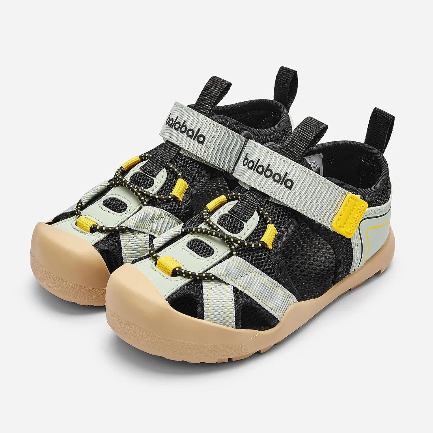 Balabala Boys Sandals Little Kids Closed Toe Summer Outdoor Athletic Sandals Non-slip and Lightweight