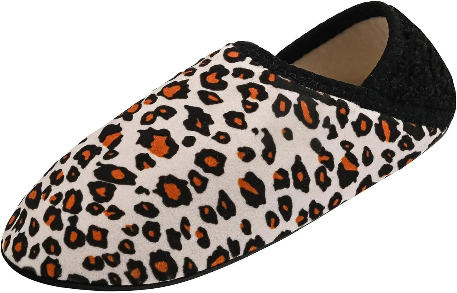 Ballet Comfortable Dressy Slip On Flat Indoor Cotton Bag Heels Socks Shoes Soft Soled Home Womens Pointed Toe Flats Knit
