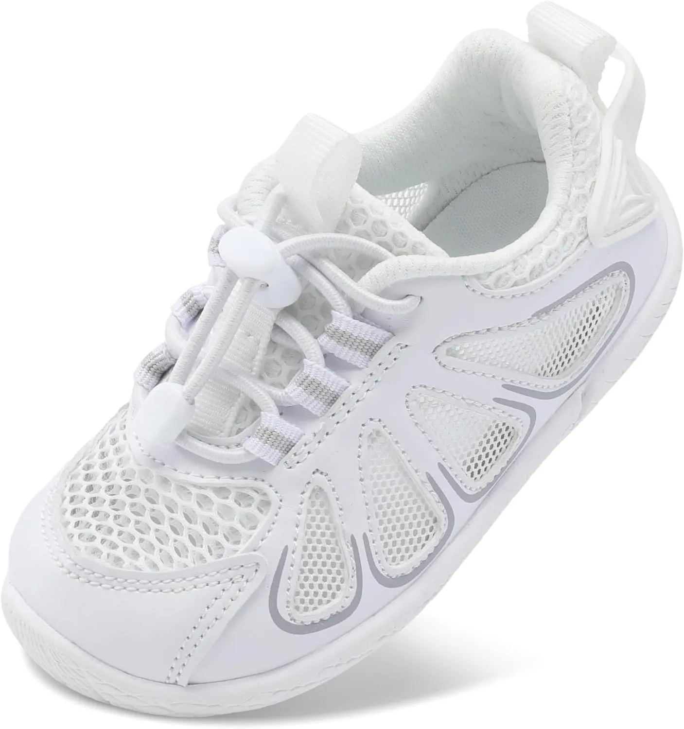 BARERUN Toddler Shoes Boy Girl Sneakers Lightweight Breathable Barefoot Running/Walking Shoes Toddler Tennis Shoes with Adjustable Tightness