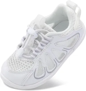 BARERUN Toddler Shoes Boy Girl Sneakers Lightweight Breathable Barefoot Running/Walking Shoes Toddler Tennis Shoes with Adjustable Tightness