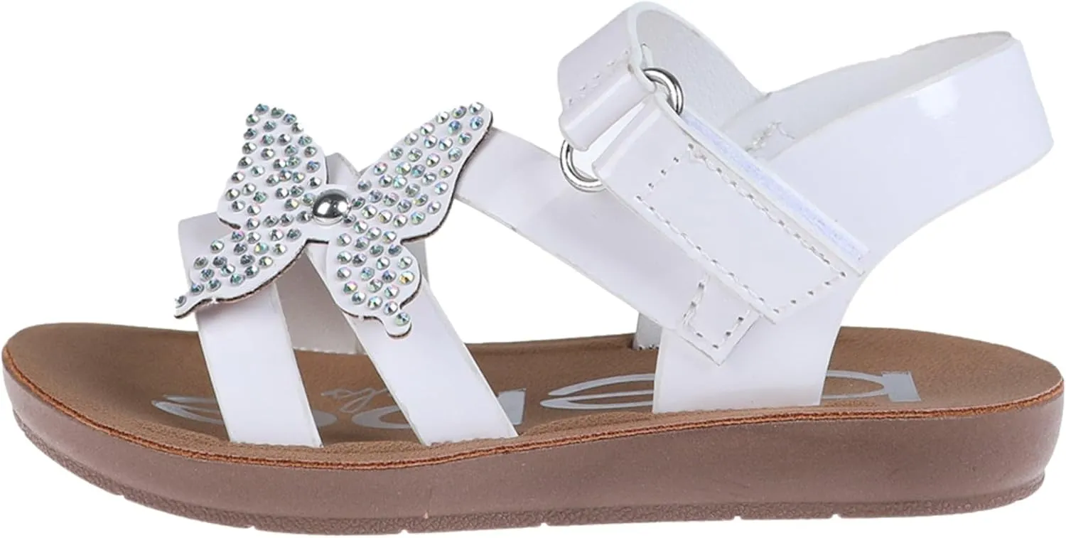 bebe Girls' Sandals - Cute and Comfy Toddler Girls' Summer Shoes, Perfect Beach Sandals for Toddlers
