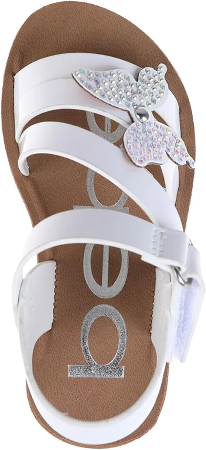 bebe Girls' Sandals - Cute and Comfy Toddler Girls' Summer Shoes, Perfect Beach Sandals for Toddlers