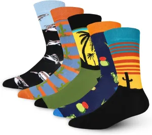 Benefeet Sox Mens Funny Socks Boys Crazy Socks Cool Novelty Fun Animal Patterned Crew Socks Checked Design Basketball Socks