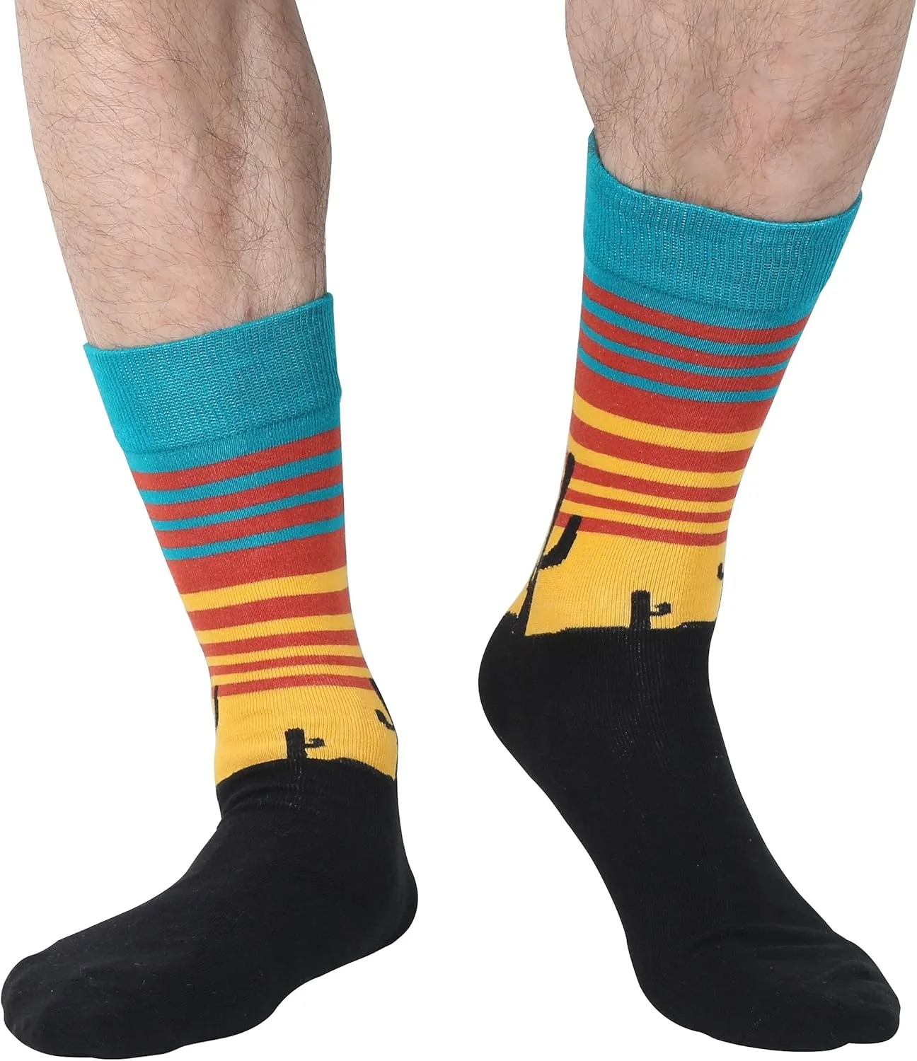 Benefeet Sox Mens Funny Socks Boys Crazy Socks Cool Novelty Fun Animal Patterned Crew Socks Checked Design Basketball Socks