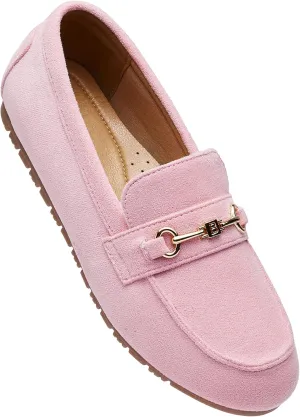 BGSTGUDS Women's Wide Loafers Shoes Cute Dressy Shoes Ladies Comfort Flats Slip Ons Work Shoes