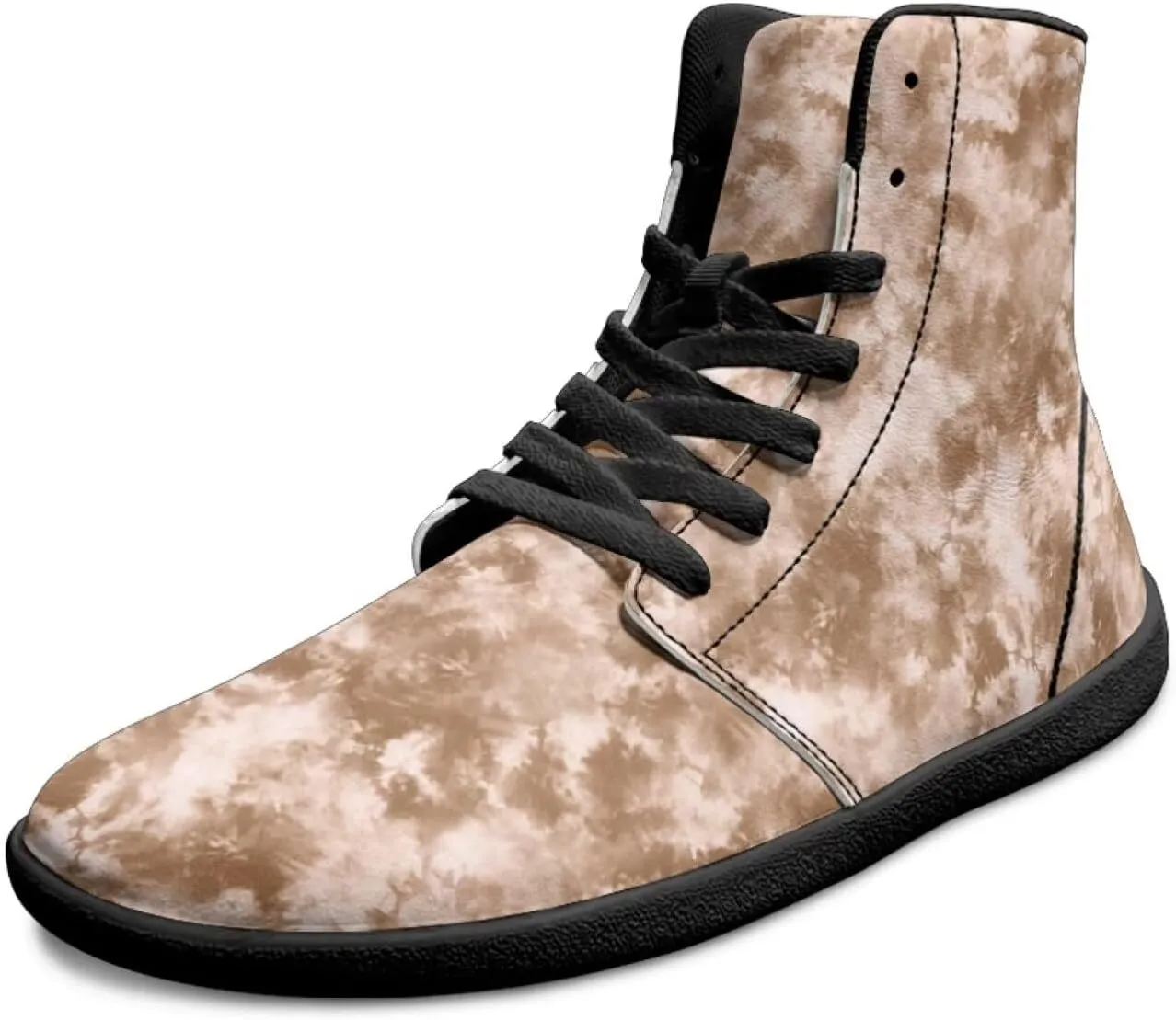 Binienty Women Men High Top Minimalist Barefoot Shoes Zero Drop Sole Outdoor Ankle Boot Shoes