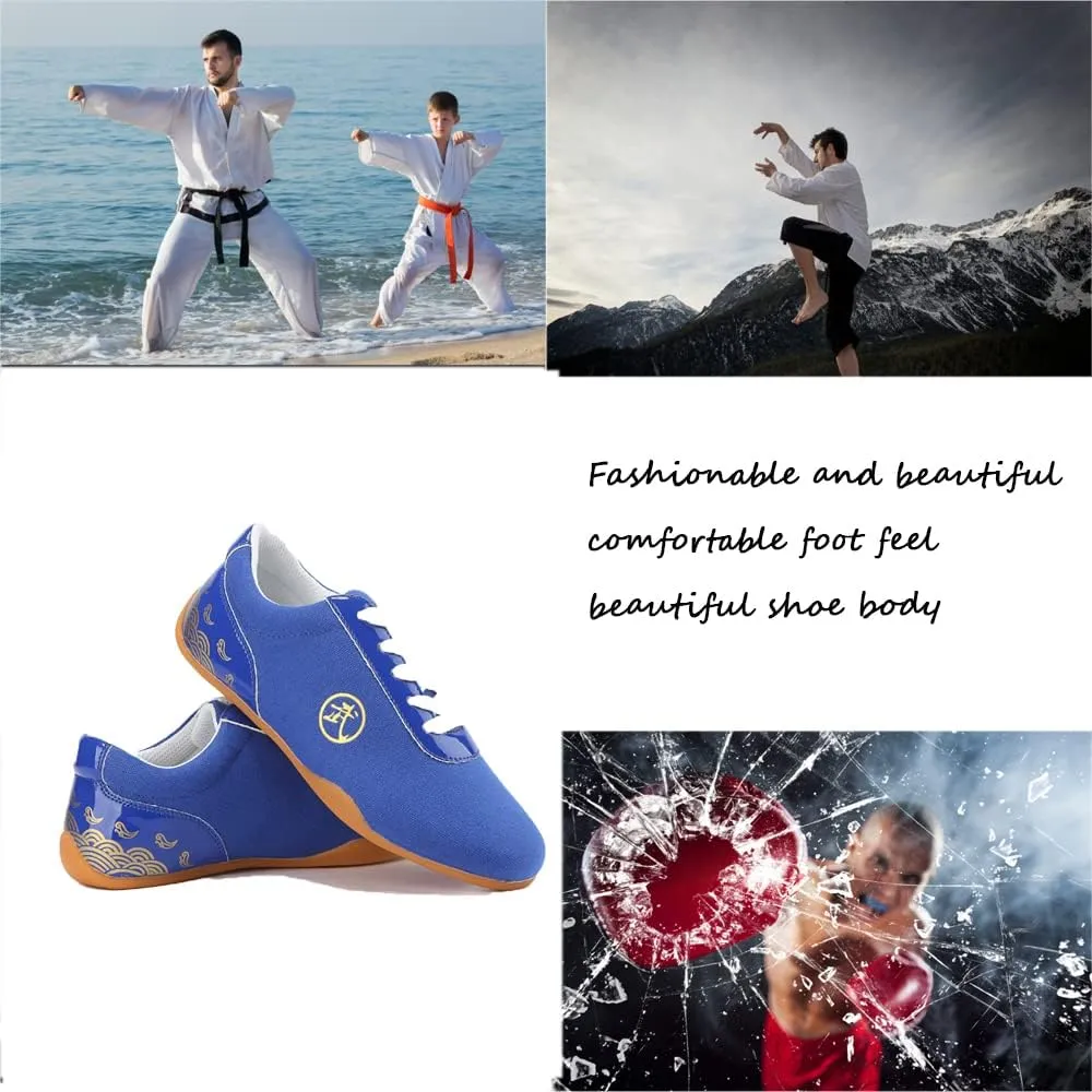 Boxing Karate Kung Fu Tai Chi Shoes,Sneakers for Men Women Kids Children Teenager Adults,