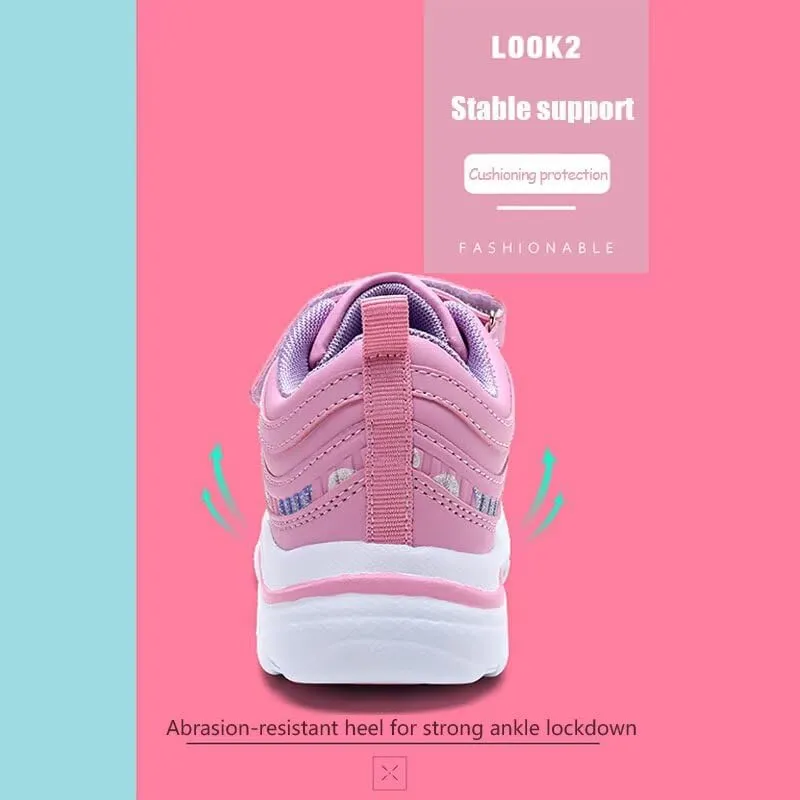 Boys' and Girls' Tennis Shoes Running Athletic Sneakers Waterproof Soft Lightweight Breathable Sneakers for Little and Big Kids