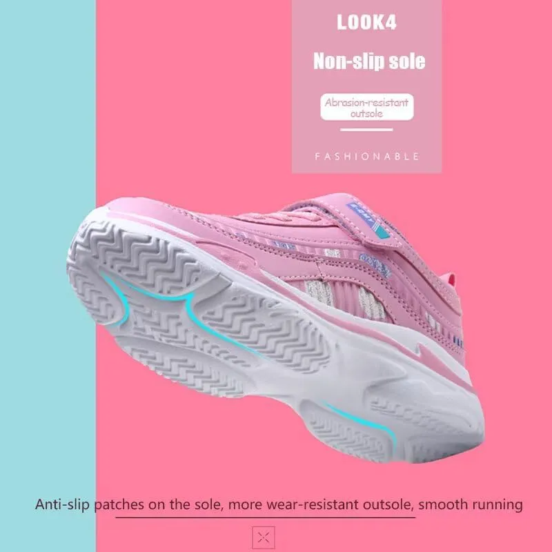 Boys' and Girls' Tennis Shoes Running Athletic Sneakers Waterproof Soft Lightweight Breathable Sneakers for Little and Big Kids
