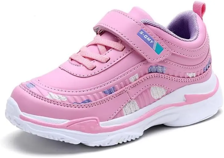 Boys' and Girls' Tennis Shoes Running Athletic Sneakers Waterproof Soft Lightweight Breathable Sneakers for Little and Big Kids