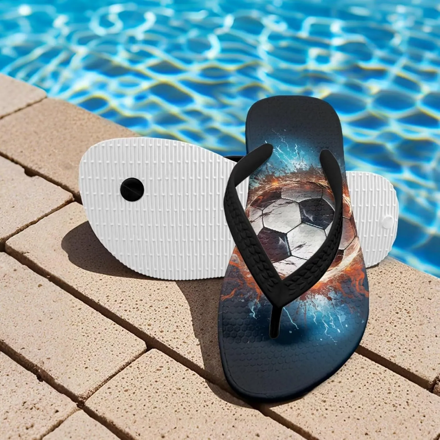Boys Flip Flops Child Summer Cool Slip-on Thong Sandals Beach Pool Water Shoes(Little/Big Kid)