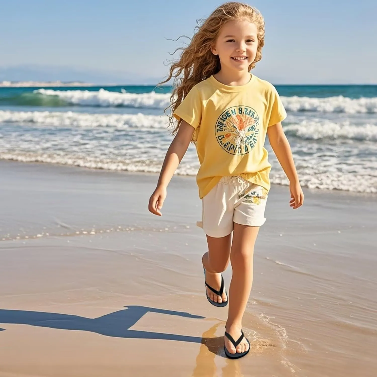 Boys Flip Flops Child Summer Cool Slip-on Thong Sandals Beach Pool Water Shoes(Little/Big Kid)