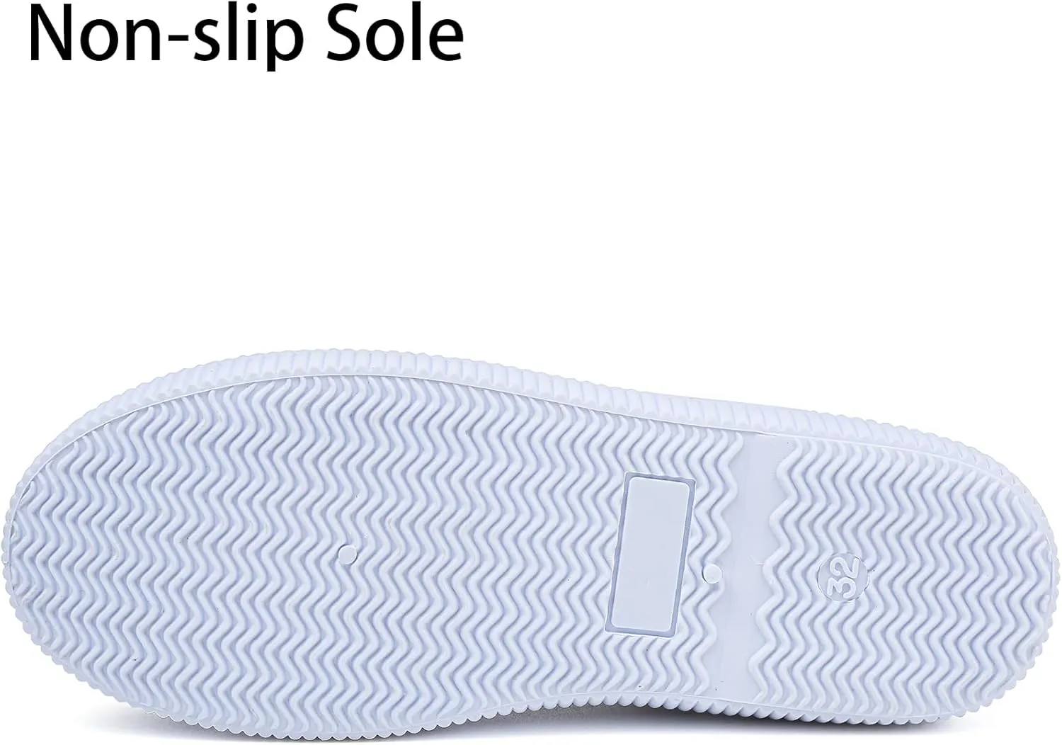 Boy's Girl's Kids White Canvas Shoes for Kids Slip-On Lightweight Sneakers Casual Skin-Friendly Walking Running Shoes(Toddler/Little Kids/Big Kids)