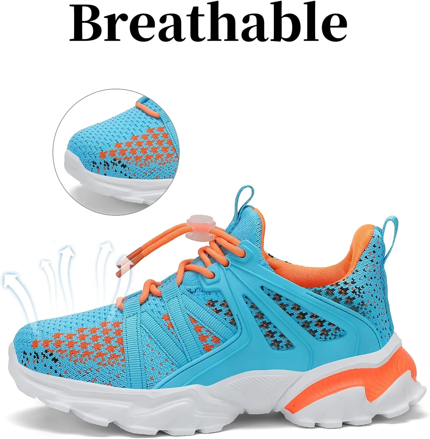 Boys Girls Shoes Kids Sneakers Lightweight Breathable Tennis Athletic Running Shoes for Toddler/Little Kid/Big Kid