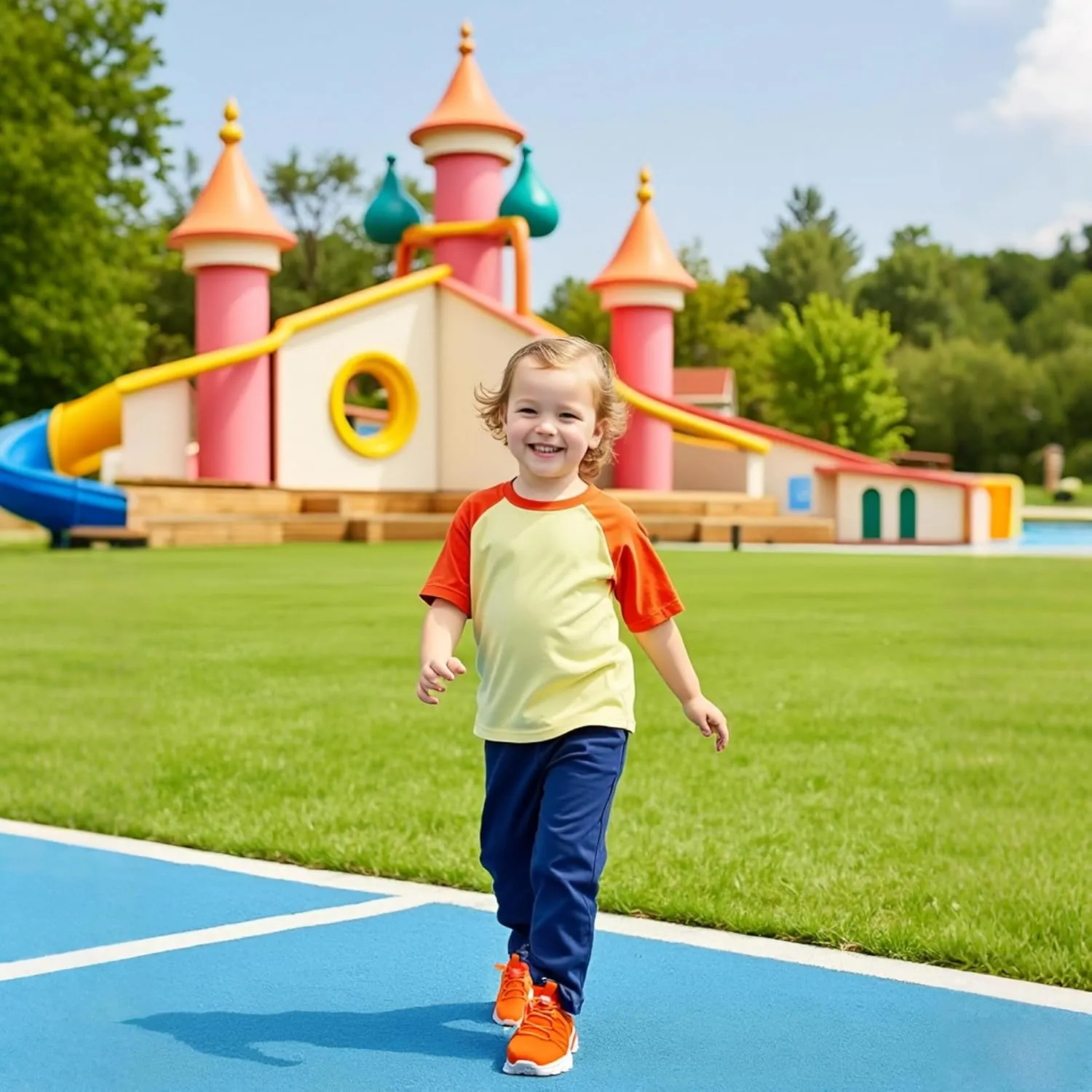 Boys Girls Shoes Kids Sneakers Lightweight Breathable Tennis Athletic Running Shoes for Toddler/Little Kid/Big Kid