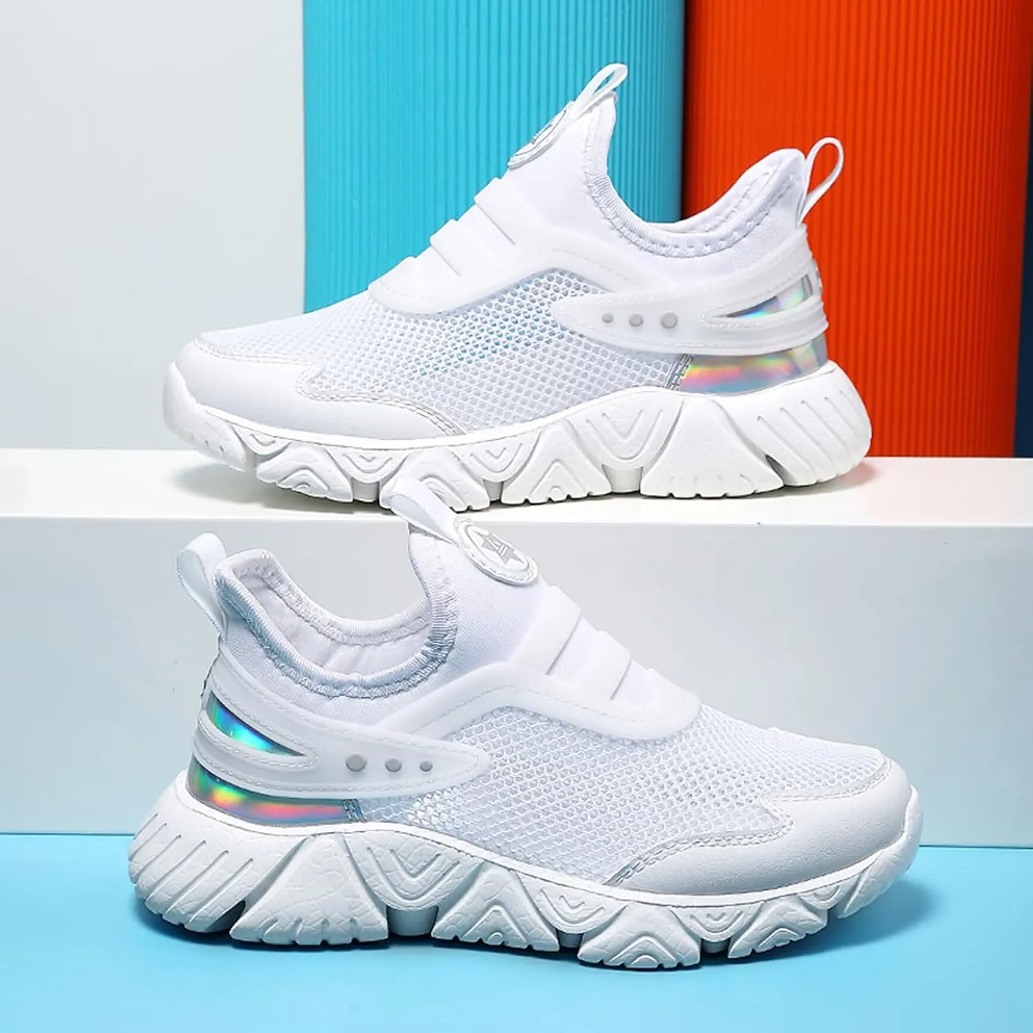 Boys Girls Shoes Tennis Running Sports Athletic Lightweight Breathable Sneakers for Little/Big Kids