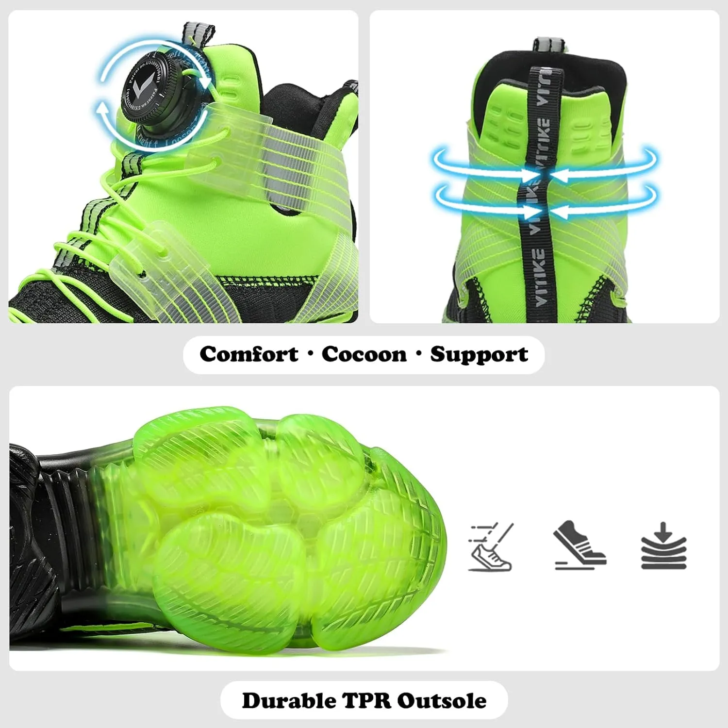 Boys Girls Sneakers Lightweight Tennis Running Walking Athletic Sports Casual Shoes