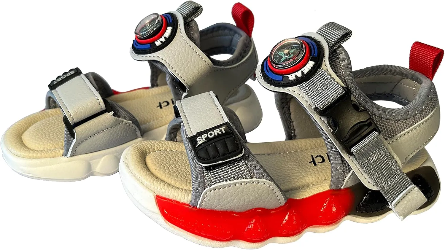 Boys Summer Sandals Sports Walking Beach Shoes Outdoor Open-toe Sandals for Kids