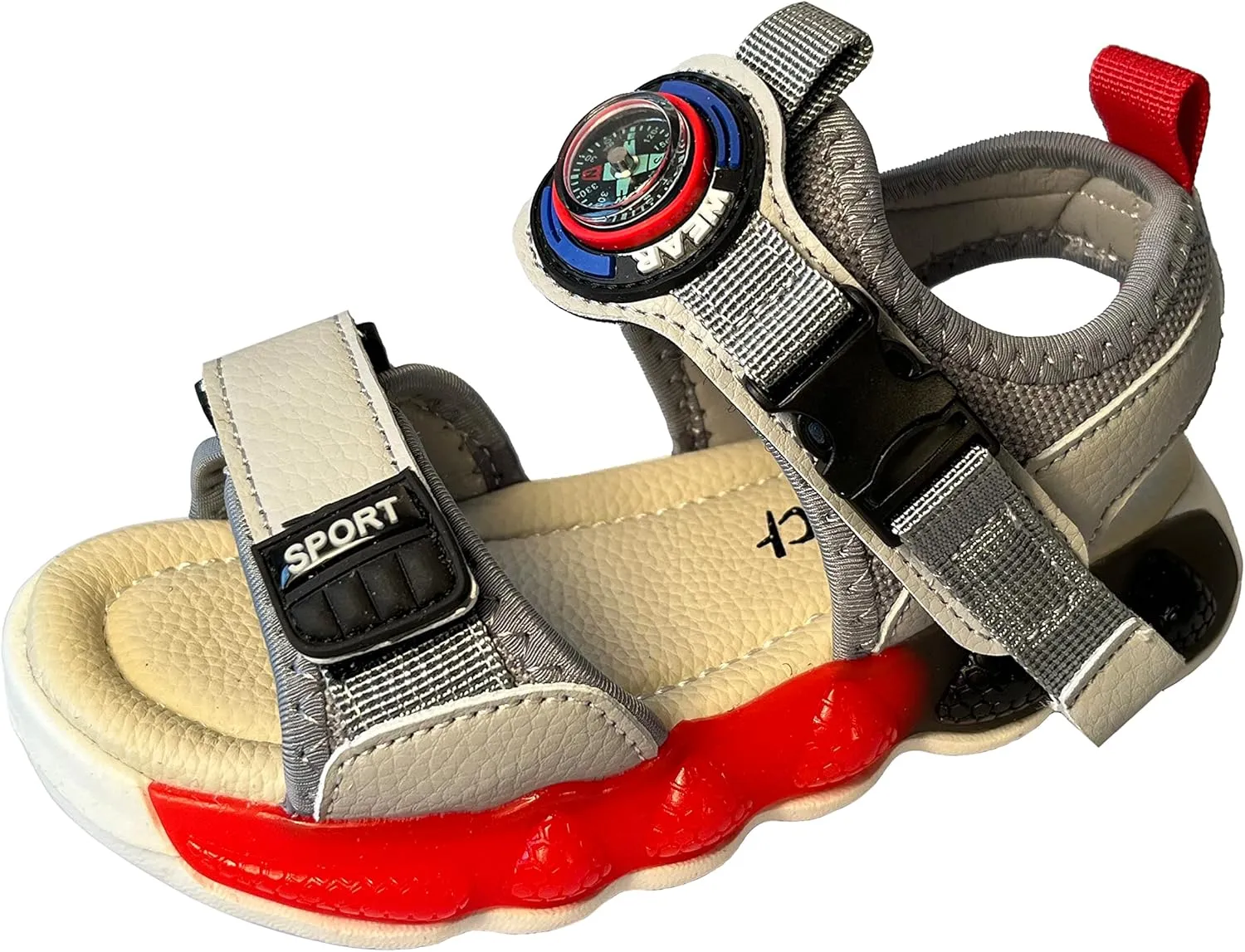 Boys Summer Sandals Sports Walking Beach Shoes Outdoor Open-toe Sandals for Kids
